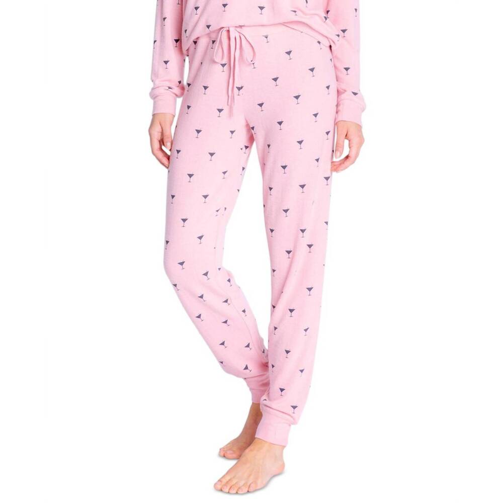 NEW INSOMNIAX butter jersey jogger pajama pants in blush